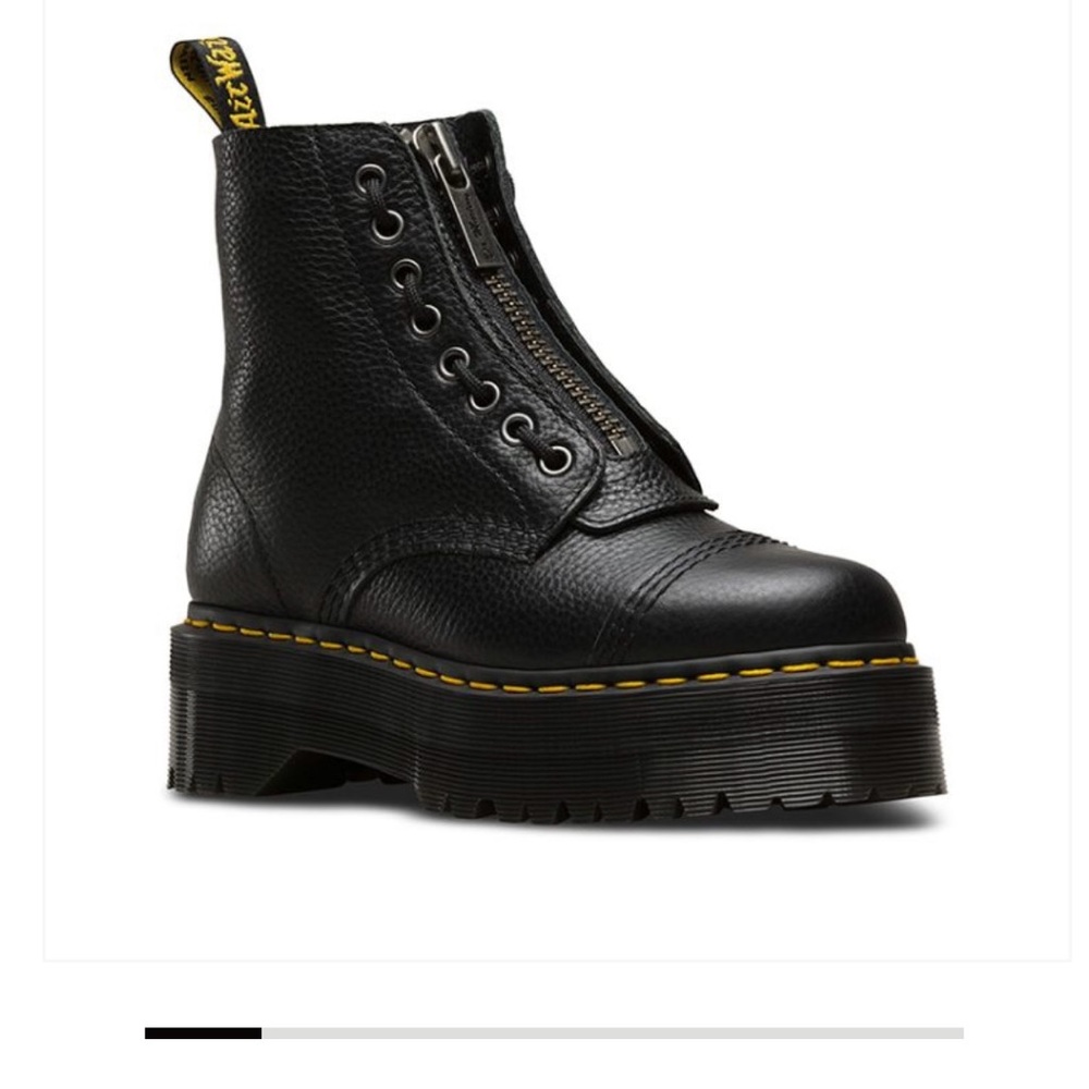 Dr Marten Black Leather Sinclair boots.